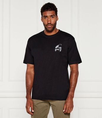 T-shirt męski wiosenny casual BOSS ORANGE ze sklepu: Gomez Fashion Store w kategorii: T-shirty męskie - zdjęcie 874714-BD9-10338_BO254M000047001