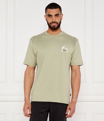 BOSS ORANGE - T-shirt męski casual ze sklepu: Gomez Fashion Store w kategorii: T-shirty męskie - zdjęcie 874714-BD9-10338_BO254M000047370