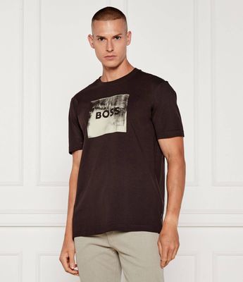 T-shirt męski BOSS ORANGE ze sklepu: Gomez Fashion Store w kategorii: T-shirty męskie - zdjęcie 874714-BD9-10338_BO254M000048202