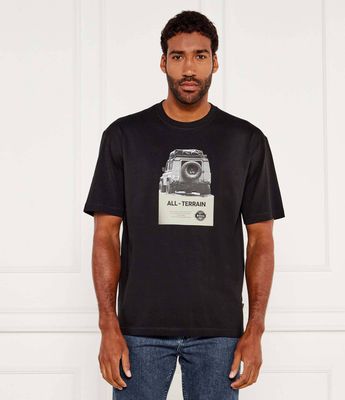 T-shirt męski w stylu młodzieżowym BOSS ORANGE ze sklepu: Gomez Fashion Store w kategorii: T-shirty męskie - zdjęcie 874714-BD9-10338_BO254M000052001