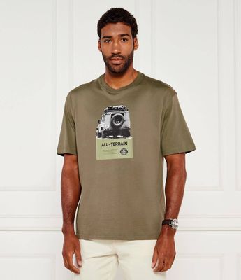 T-shirt męski na wiosnę BOSS ORANGE ze sklepu: Gomez Fashion Store w kategorii: T-shirty męskie - zdjęcie 874714-BD9-10338_BO254M000052342
