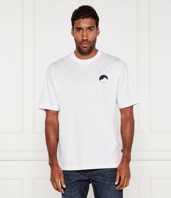 BOSS ORANGE - T-shirt męski wiosenny casualowy ze sklepu: Gomez Fashion Store w kategorii: T-shirty męskie - zdjęcie 874714-BD9-10338_BO254M000053100