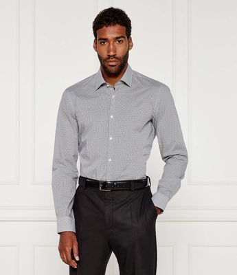 Koszula męska wiosenna HUGO ze sklepu: Gomez Fashion Store w kategorii: Koszule męskie - zdjęcie 874714-BD9-10338_BU254M000007427