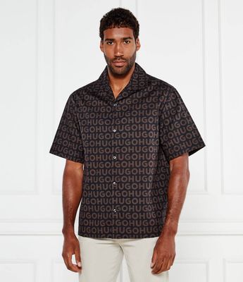 Koszula męska na wiosnę HUGO ze sklepu: Gomez Fashion Store w kategorii: Koszule męskie - zdjęcie 874714-BD9-10338_BU254M000017217