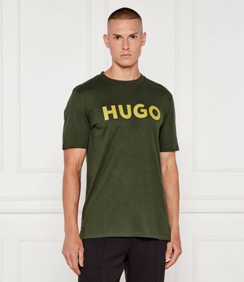T-shirt męski młodzieżowy HUGO ze sklepu: Gomez Fashion Store w kategorii: T-shirty męskie - zdjęcie 874714-BD9-10338_BU254M000035309