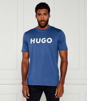 T-shirt męski na wiosnę HUGO ze sklepu: Gomez Fashion Store w kategorii: T-shirty męskie - zdjęcie 874714-BD9-10338_BU254M000035427