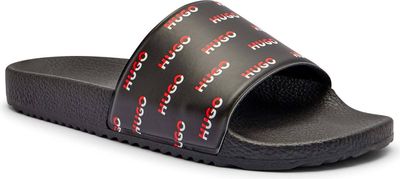 Klapki męskie na lato HUGO ze sklepu: Gomez Fashion Store w kategorii: Klapki męskie - zdjęcie 874714-BD9-10338_BU254M000109001