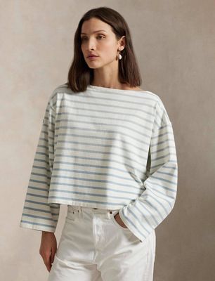 Bluzka damska wiosenna Polo Ralph Lauren ze sklepu: Gomez Fashion Store w kategorii: Bluzki damskie - zdjęcie 874714-BD9-10338_PR252W00000948M