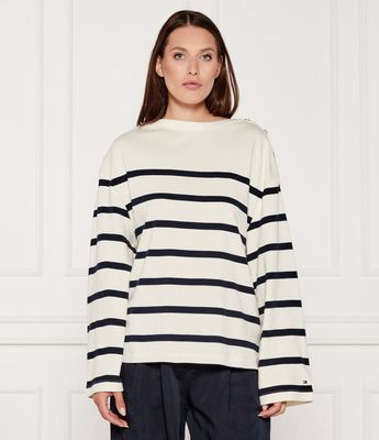 Bluza damska jesienna Tommy Hilfiger ze sklepu: Gomez Fashion Store w kategorii: Bluzy damskie - zdjęcie 874714-BD9-10338_TH254W000004G92