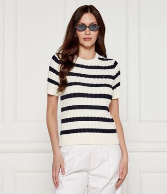 Sweter damski na zimę Tommy Hilfiger ze sklepu: Gomez Fashion Store w kategorii: Swetry damskie - zdjęcie 874714-BD9-10338_TH254W000010G92
