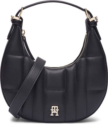 Tommy Hilfiger - Torebka hobo elegancki ze sklepu: Gomez Fashion Store w kategorii: Torebki hobo - zdjęcie 874714-BD9-10338_TH254W000023D12