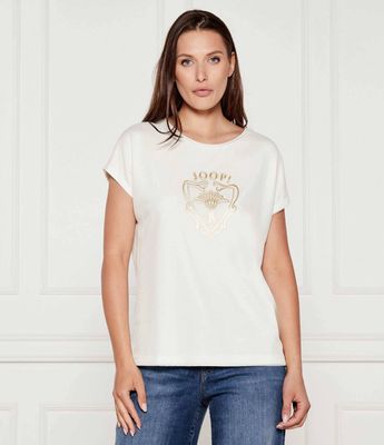 Bluzka damska na wiosnę w stylu młodzieżowym Joop! ze sklepu: Gomez Fashion Store w kategorii: Bluzki damskie - zdjęcie 874714-BD9-10338_JO254W000023102