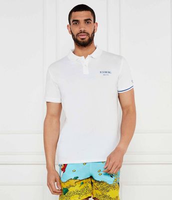 T-shirt męski casual Iceberg ze sklepu: Gomez Fashion Store w kategorii: T-shirty męskie - zdjęcie 874714-BD9-10338_II252M000079A08