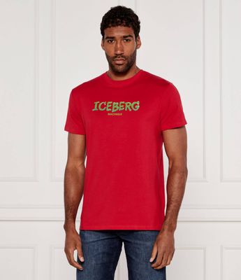 T-shirt męski młodzieżowy Iceberg ze sklepu: Gomez Fashion Store w kategorii: T-shirty męskie - zdjęcie 874714-BD9-10338_II252M000080804