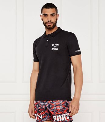 T-shirt męski w stylu młodzieżowym na wiosnę Plein Sport ze sklepu: Gomez Fashion Store w kategorii: T-shirty męskie - zdjęcie 874714-BD9-10338_PS252M000056102