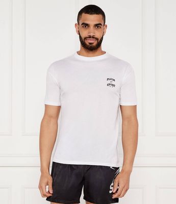 Plein Sport - T-shirt męski na wiosnę ze sklepu: Gomez Fashion Store w kategorii: T-shirty męskie - zdjęcie 874714-BD9-10338_PS252M000066101