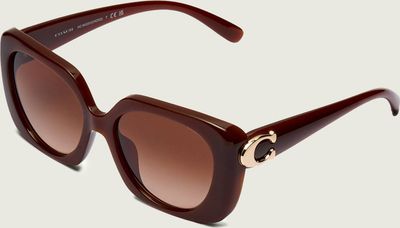 Okulary przeciwsłoneczne damskie Coach ze sklepu: Gomez Fashion Store w kategorii: Okulary przeciwsłoneczne damskie - zdjęcie 874714-BD9-10338_CN252W000095251