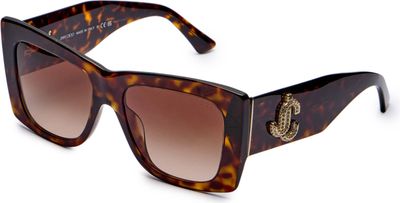 Okulary przeciwsłoneczne damskie Jimmy Choo ze sklepu: Gomez Fashion Store w kategorii: Okulary przeciwsłoneczne damskie - zdjęcie 874714-BD9-10338_JI252W000004809