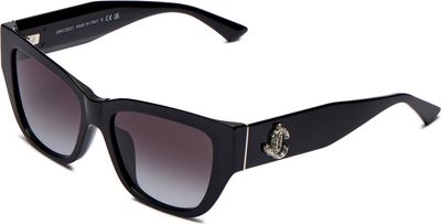 Okulary przeciwsłoneczne damskie Jimmy Choo ze sklepu: Gomez Fashion Store w kategorii: Okulary przeciwsłoneczne damskie - zdjęcie 874714-BD9-10338_JI252W000007807
