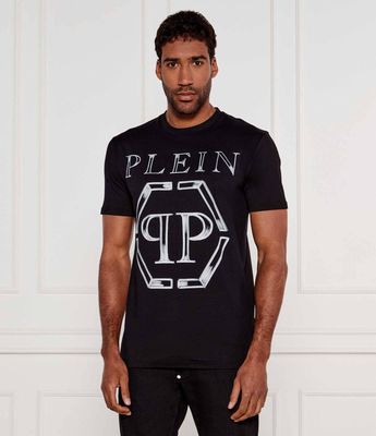 T-shirt męski młodzieżowy Philipp Plein ze sklepu: Gomez Fashion Store w kategorii: T-shirty męskie - zdjęcie 874714-BD9-10338_PN252M000051201