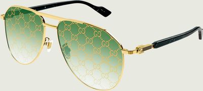 Okulary przeciwsłoneczne Gucci ze sklepu: Gomez Fashion Store w kategorii: Okulary przeciwsłoneczne męskie - zdjęcie 874714-BD9-10338_GC252M000003004