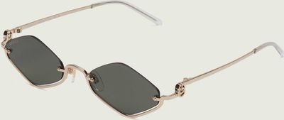 Okulary przeciwsłoneczne damskie Gucci ze sklepu: Gomez Fashion Store w kategorii: Okulary przeciwsłoneczne damskie - zdjęcie 874714-BD9-10338_GC252W000014001
