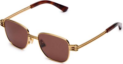 Okulary przeciwsłoneczne damskie Bottega Veneta ze sklepu: Gomez Fashion Store w kategorii: Okulary przeciwsłoneczne damskie - zdjęcie 874714-BD9-10338_BV252U000001003