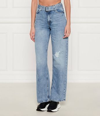Jeansy damskie casualowe HUGO ze sklepu: Gomez Fashion Store w kategorii: Jeansy damskie - zdjęcie 874714-BD9-10338_BU254W000018450