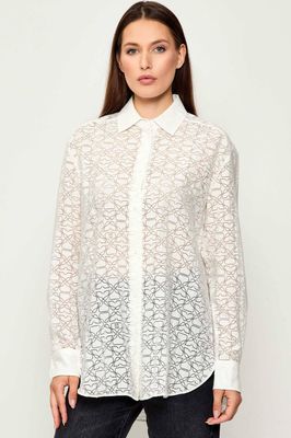 Koszula damska na wiosnę HUGO ze sklepu: Gomez Fashion Store w kategorii: Koszule damskie - zdjęcie 874714-BD9-10338_BU254W000041979