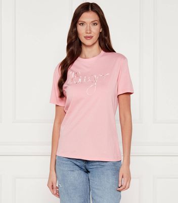 Bluzka damska casual HUGO ze sklepu: Gomez Fashion Store w kategorii: Bluzki damskie - zdjęcie 874714-BD9-10338_BU254W000049678