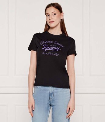 Bluzka damska Tommy Jeans ze sklepu: Gomez Fashion Store w kategorii: Bluzki damskie - zdjęcie 874714-BD9-10338_TM254W000020D44