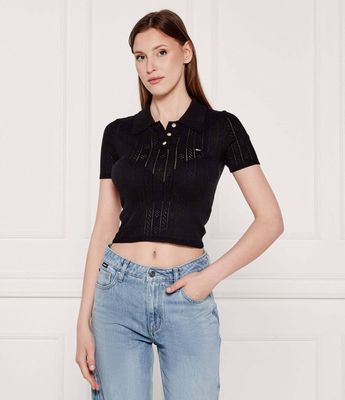 Tommy Jeans - Bluzka damska casual ze sklepu: Gomez Fashion Store w kategorii: Bluzki damskie - zdjęcie 874714-BD9-10338_TM254W000022D44