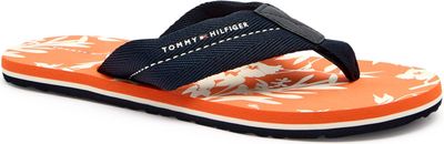 Klapki męskie na lato Tommy Hilfiger ze sklepu: Gomez Fashion Store w kategorii: Klapki męskie - zdjęcie 874714-BD9-10338_TH254M000004F23