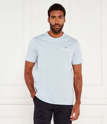 Tommy Hilfiger - T-shirt męski na wiosnę ze sklepu: Gomez Fashion Store w kategorii: T-shirty męskie - zdjęcie 874714-BD9-10338_TH254M000032G36