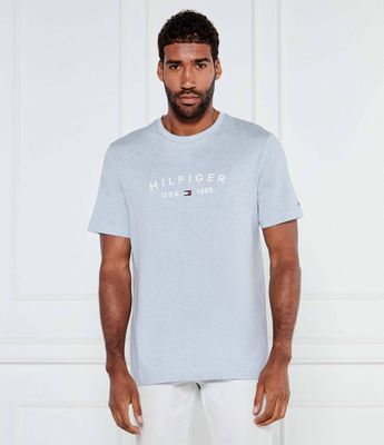 T-shirt męski na wiosnę w stylu młodzieżowym Tommy Hilfiger ze sklepu: Gomez Fashion Store w kategorii: T-shirty męskie - zdjęcie 874714-BD9-10338_TH254M000033Z66