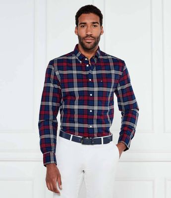 Koszula męska casual Tommy Hilfiger ze sklepu: Gomez Fashion Store w kategorii: Koszule męskie - zdjęcie 874714-BD9-10338_TH254M000052F37