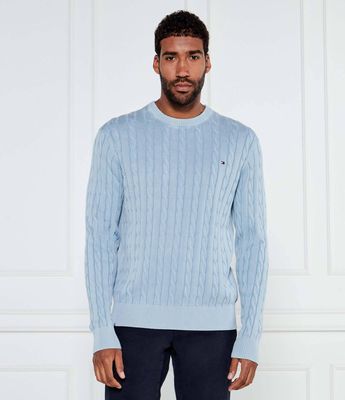 Sweter męski na zimę Tommy Hilfiger ze sklepu: Gomez Fashion Store w kategorii: Swetry męskie - zdjęcie 874714-BD9-10338_TH254M000055G36