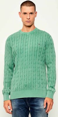 Tommy Hilfiger - Sweter męski na zimę ze sklepu: Gomez Fashion Store w kategorii: Swetry męskie - zdjęcie 874714-BD9-10338_TH254M000055Z30