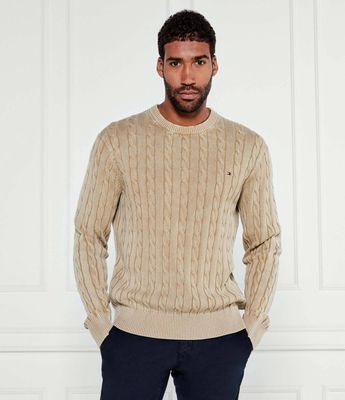 Sweter męski na zimę Tommy Hilfiger ze sklepu: Gomez Fashion Store w kategorii: Swetry męskie - zdjęcie 874714-BD9-10338_TH254M000055762
