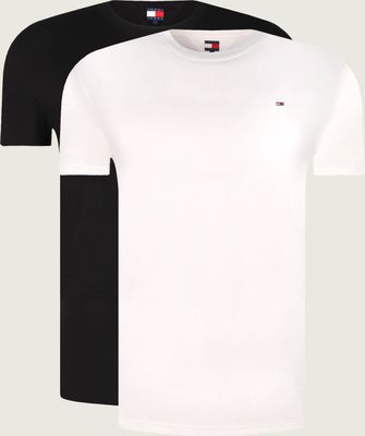 Tommy Jeans - T-shirt męski na wiosnę casual ze sklepu: Gomez Fashion Store w kategorii: T-shirty męskie - zdjęcie 874714-BD9-10338_TM254M000006E91