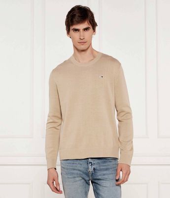 Sweter męski na zimę casual Tommy Jeans ze sklepu: Gomez Fashion Store w kategorii: Swetry męskie - zdjęcie 874714-BD9-10338_TM254M000012Z70