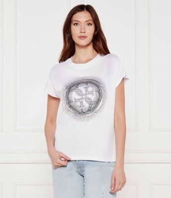 Bluzka damska Guess ze sklepu: Gomez Fashion Store w kategorii: Bluzki damskie - zdjęcie 874714-BD9-10338_GJ254W000011F11
