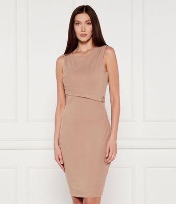Sukienka dopasowana Guess ze sklepu: Gomez Fashion Store w kategorii: Sukienki - zdjęcie 874714-BD9-10338_GJ254W000024J59