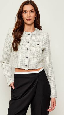 Guess - Marynarka wiosenny ze sklepu: Gomez Fashion Store w kategorii: Marynarki damskie - zdjęcie 874714-BD9-10338_GJ254W000032Z57
