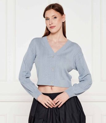 Sweter damski na zimę Guess ze sklepu: Gomez Fashion Store w kategorii: Swetry damskie - zdjęcie 874714-BD9-10338_GJ254W000040K42