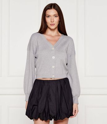 Sweter damski na zimę casualowy Guess ze sklepu: Gomez Fashion Store w kategorii: Swetry damskie - zdjęcie 874714-BD9-10338_GJ254W000043766