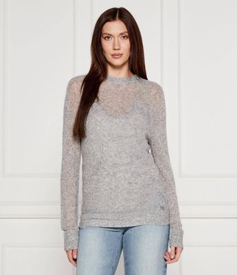 Sweter damski casualowy Guess ze sklepu: Gomez Fashion Store w kategorii: Swetry damskie - zdjęcie 874714-BD9-10338_GJ254W000051766