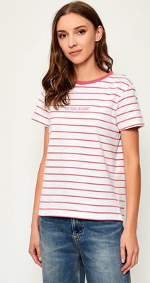 Bluzka damska casual Guess Jeans ze sklepu: Gomez Fashion Store w kategorii: Bluzki damskie - zdjęcie 874714-BD9-10338_GE254W000001Z68
