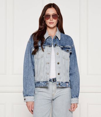 Kurtka damska casual Guess Jeans ze sklepu: Gomez Fashion Store w kategorii: Kurtki damskie - zdjęcie 874714-BD9-10338_GE254W000016Z71