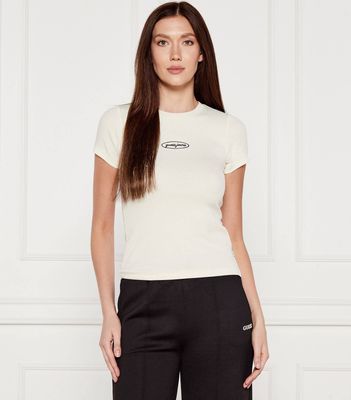 Bluzka damska wiosenna Guess Jeans ze sklepu: Gomez Fashion Store w kategorii: Bluzki damskie - zdjęcie 874714-BD9-10338_GE254W000018Q86